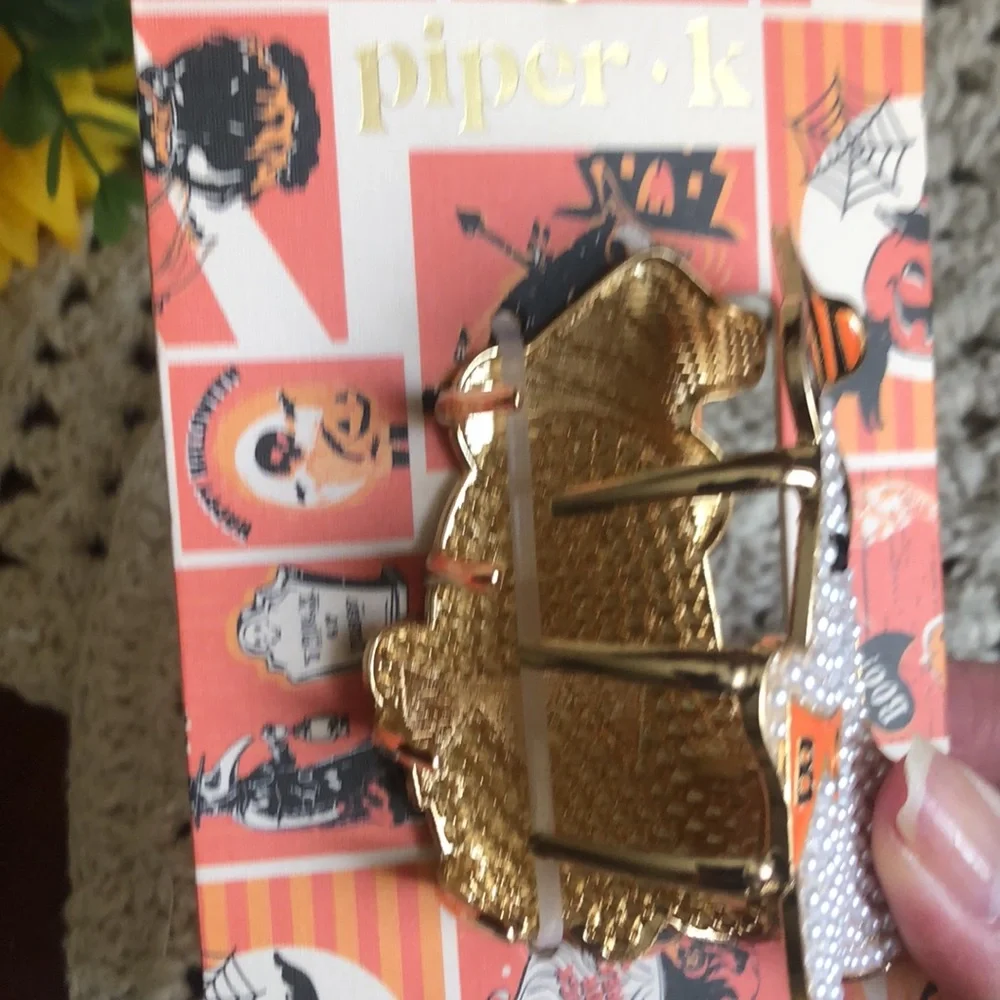 Piper K Halloween GHOST Hair Claw Clip